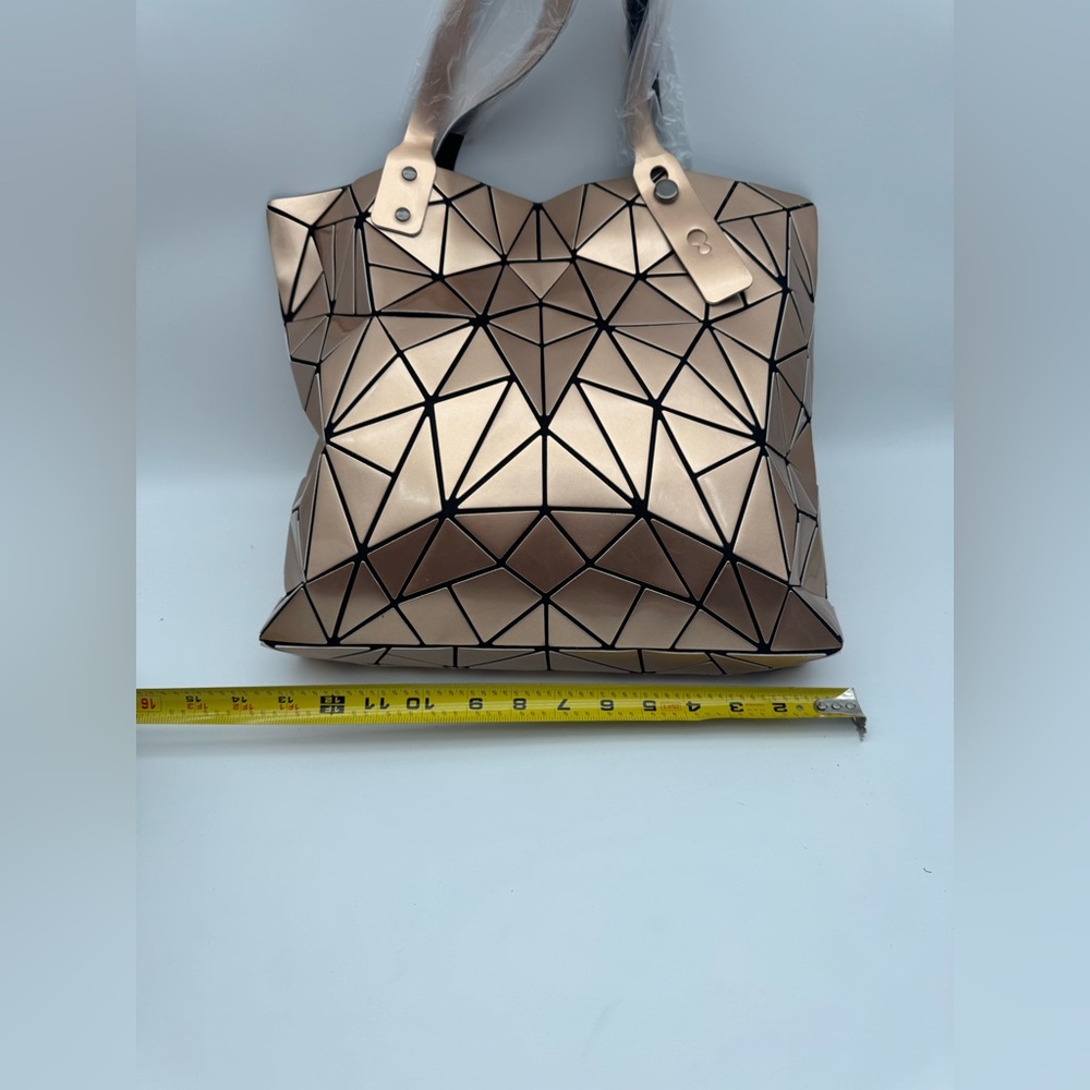 Geometric Gold Tote Bag - Picture 8 of 11